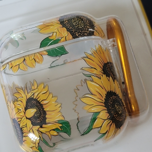 AirPods Earbuds Case by Simply Southern Collection Sunflowers - Picture 2 of 5